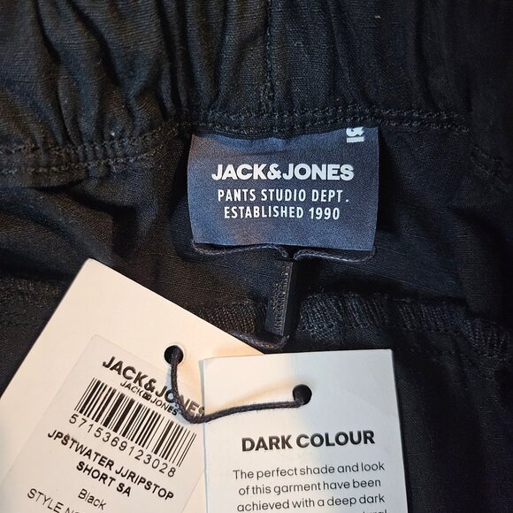 Jack & Jones Men's Navy Cargo Shorts - Size M / 32" - Picture 7 of 11